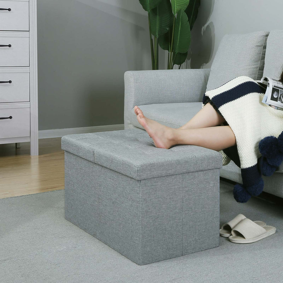 Zitkist – Opbergruimte en zitplaats – Lichtgrijs