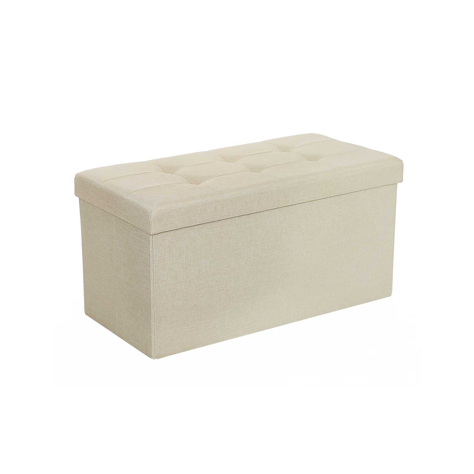 Zitbank – 80 L – opvouwbaar – 300 kg – 76 x 38 x 38 cm – lichtgrijs