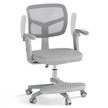 Barnskrivbordsstol – med höjdjusterbar sitthöjd Barnroterbar hjul – 41-52 cm – Grå