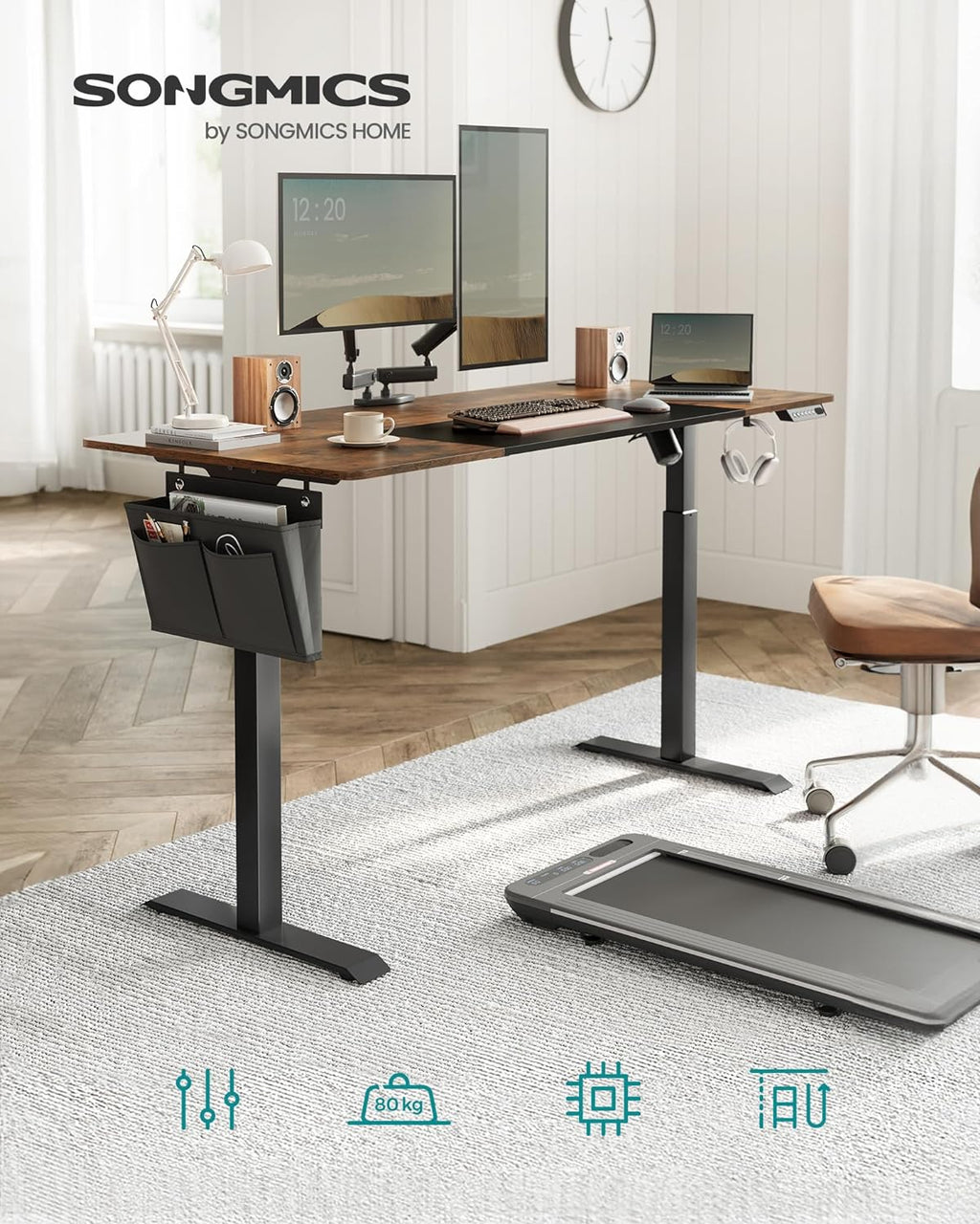 In hoogte verstelbaar Bureau - 70 x 160cm