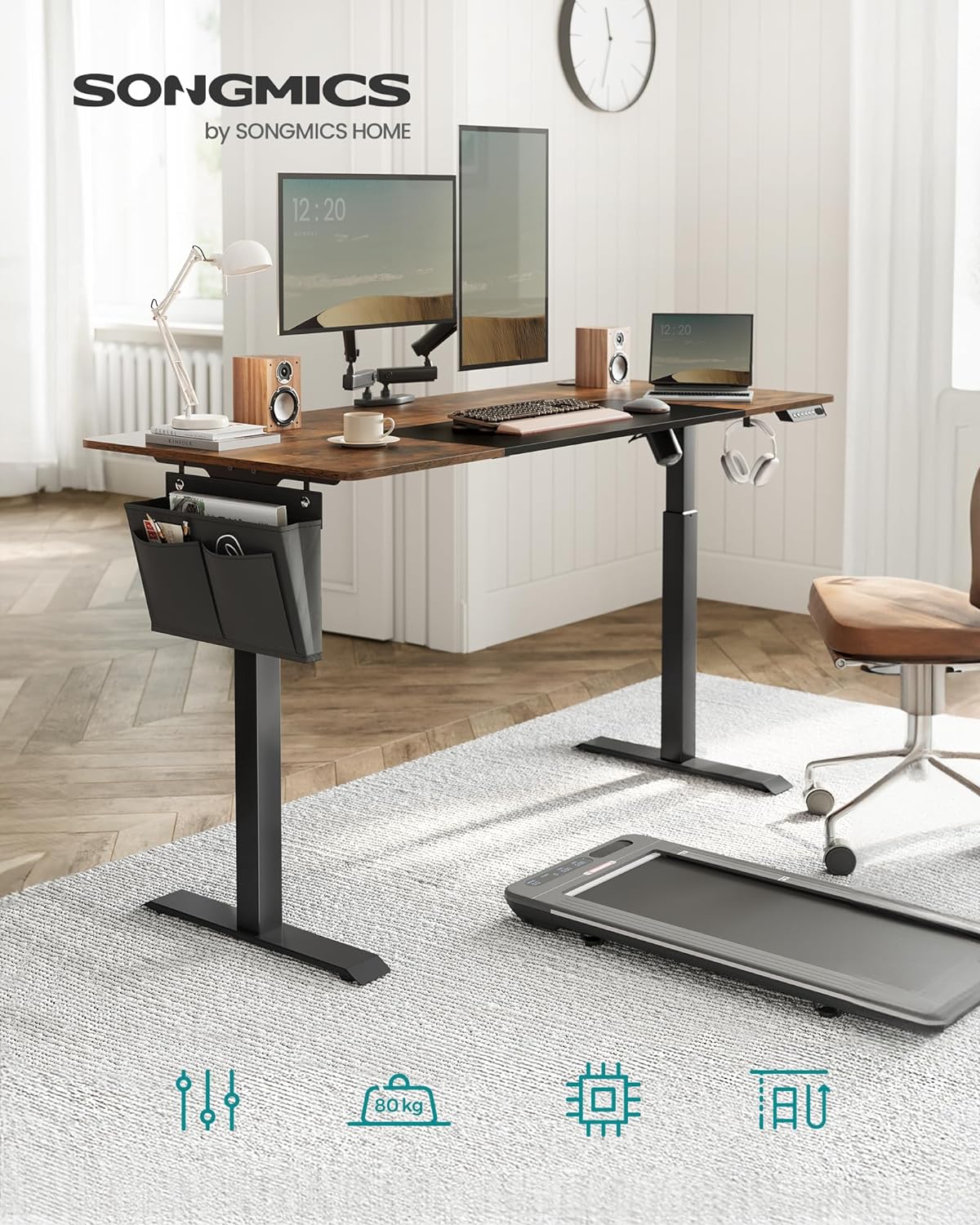 In hoogte verstelbaar Bureau - 70 x 160cm