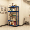 Opbergrekken – Set van 2 – 5 verstelbare planken – Blauw