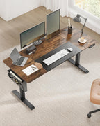 In hoogte verstelbaar Bureau - 70 x 160cm
