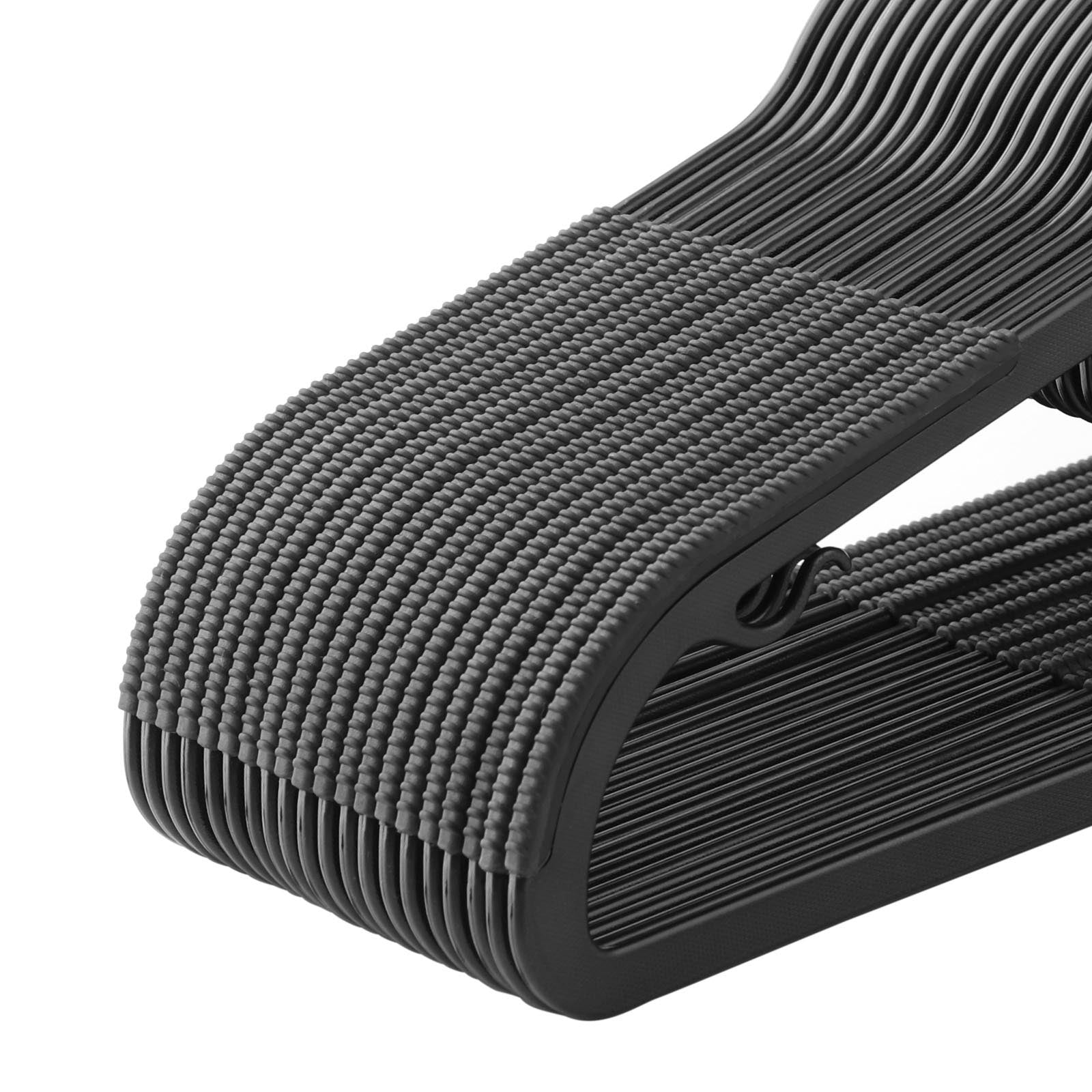 Kledinghangers - Anti-slip - Set van 50 - Grijs
