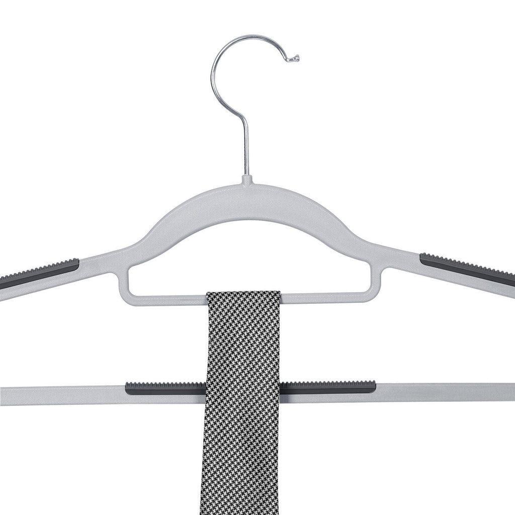 Kledinghangers - Anti-slip - Set van 50 - Grijs