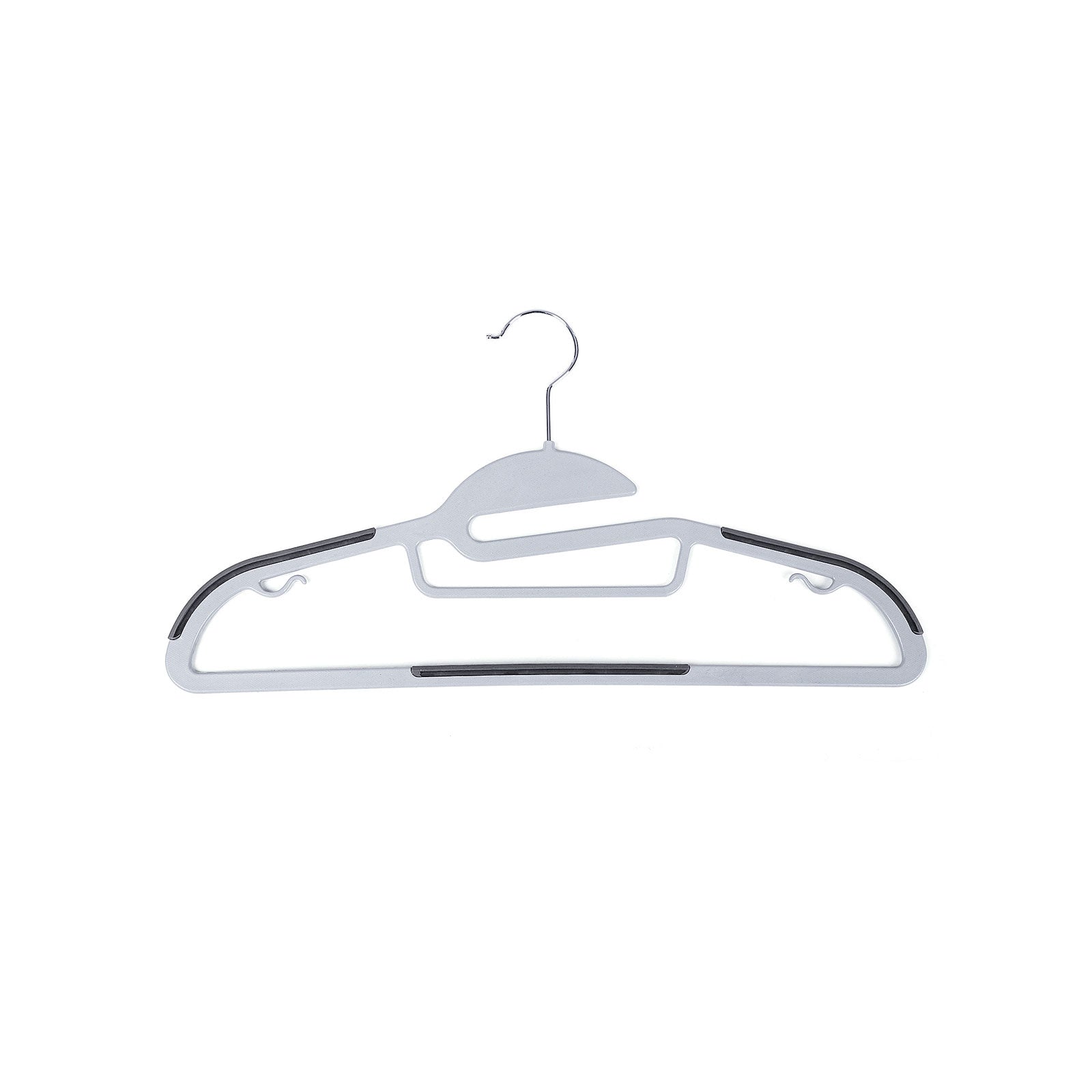 Kledinghangers - Anti-slip - Set van 50 - Grijs