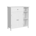 Badkamerkast – Met lade en 3 planken – Hout – Wit