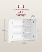 Badkamermeubel – met planken – 30 × 60 × 60 cm