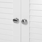 Badkamerkast – met open vak – verstelbare planken – wit