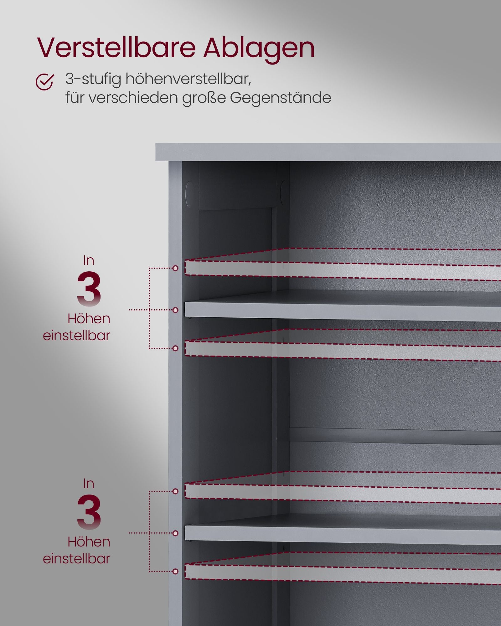 Wastafelkast – extra lang met 2 deuren – duifgrijs