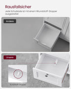 Badkamermeubel – 30 x 60 x 80 cm – met 3 lades