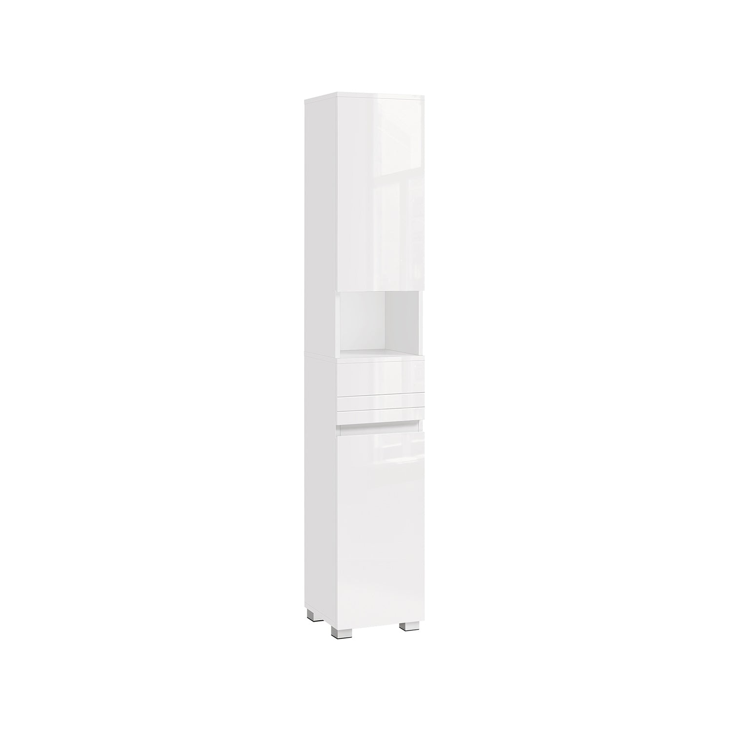 Badkamermeubel – 30 x 30 x 170 cm – verstelbare planken