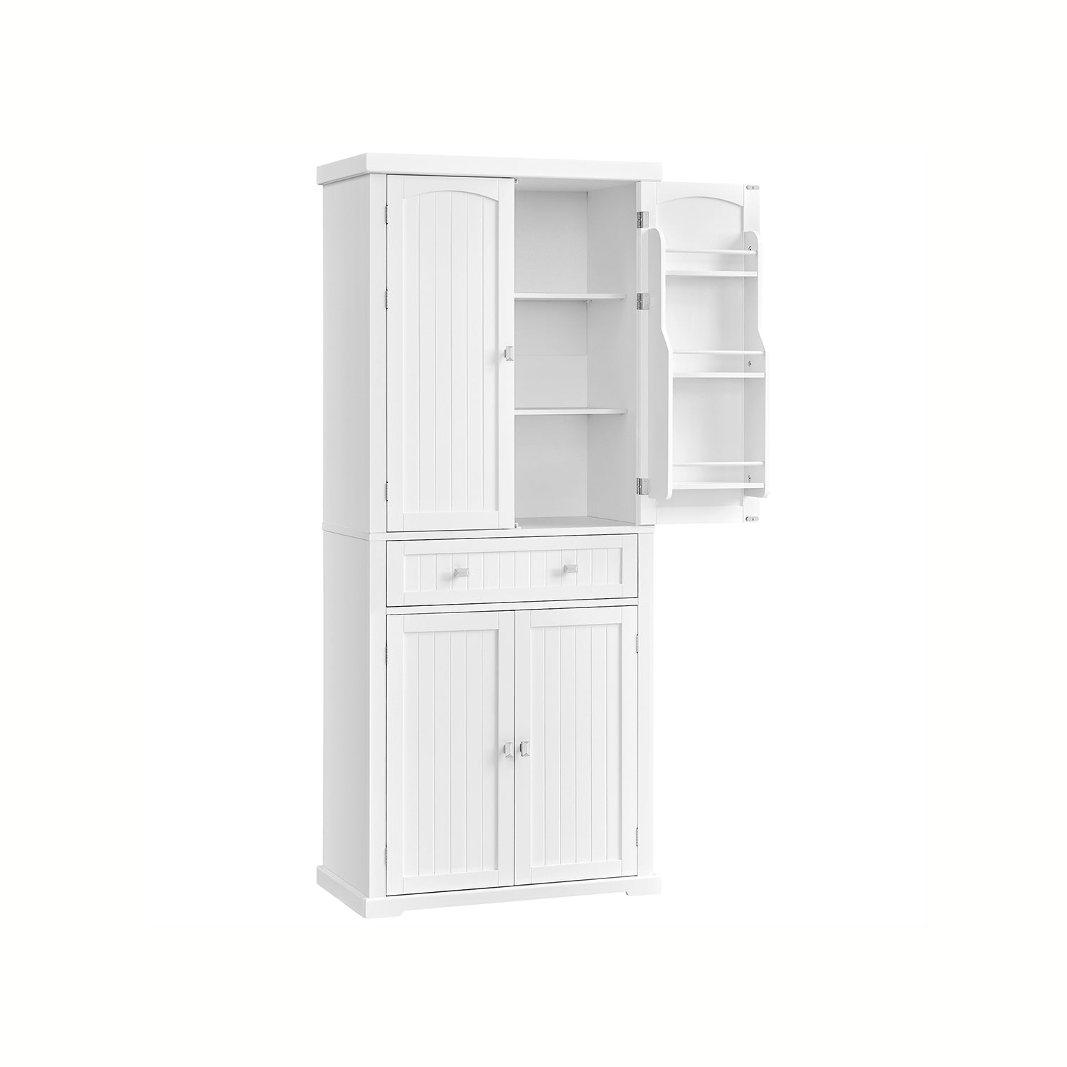 Keukenkast – met planken en lades – Wit