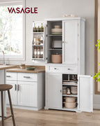Keukenkast – met planken en lades – Wit