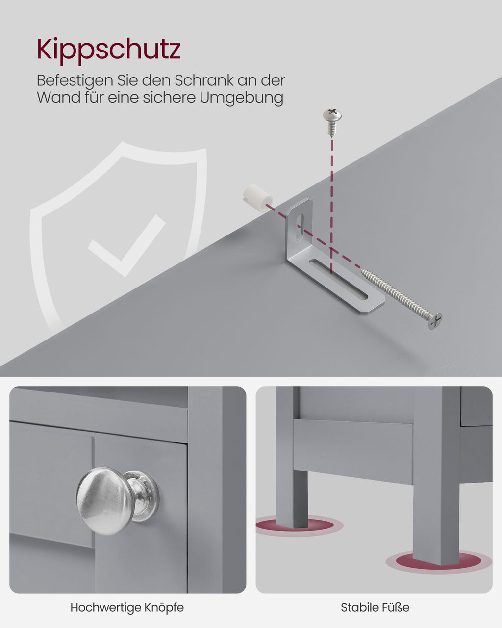 Badkamermeubel – met duifgrijze verlichting