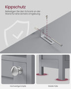 Badkamermeubel – met duifgrijze verlichting