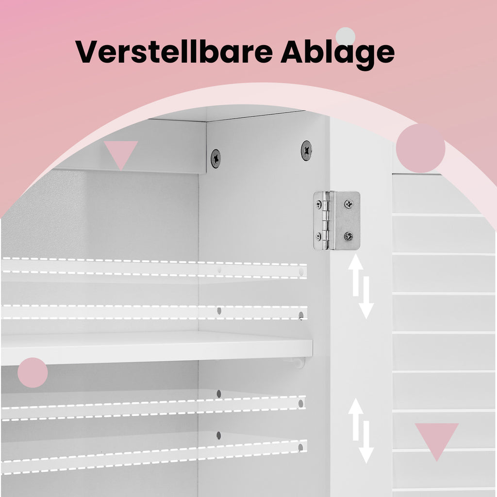 Badkamerkastje – Wandkast of medicijnkast met verstelbare plank