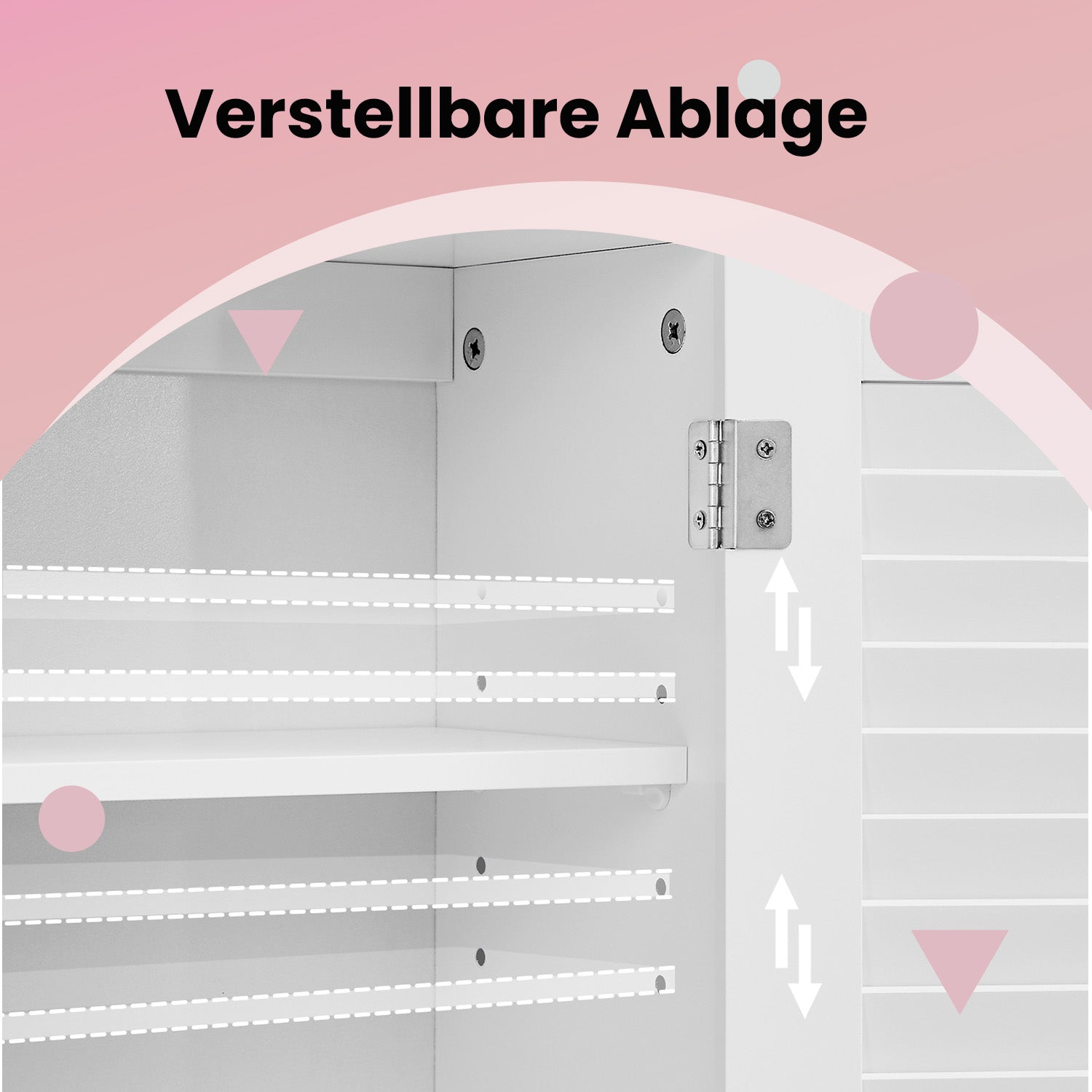 Badkamerkastje – Wandkast of medicijnkast met verstelbare plank