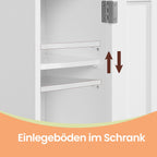 Badkamerkastje – Smal staand kastje, ideaal voor kleine badkamers