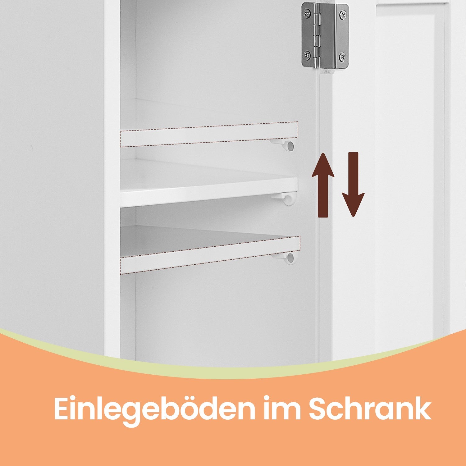 Badkamerkastje – Smal staand kastje, ideaal voor kleine badkamers