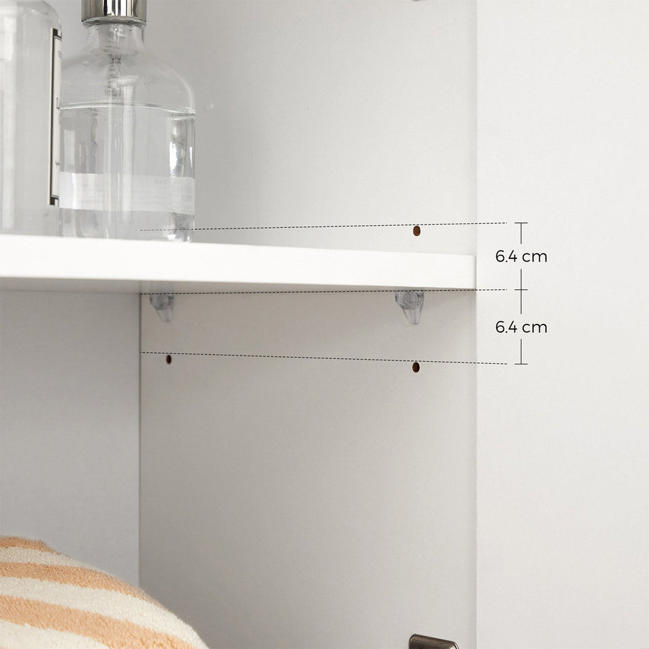 Wastafelonderkast – Ruimtebesparend ontwerp – Wit