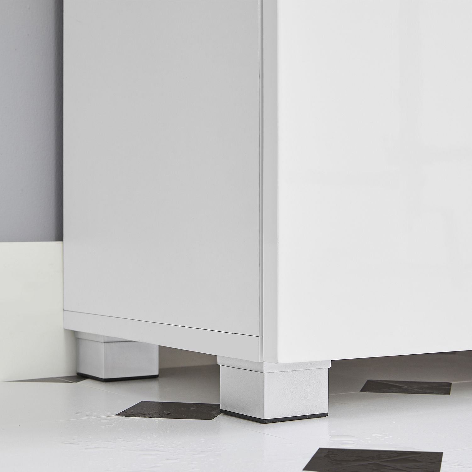 Wastafelmeubel – Met dubbele deuren – Wit