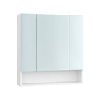 Badkamerkastje – met 3 deuren – 16,5 × 70 × 75 cm – wolkwit
