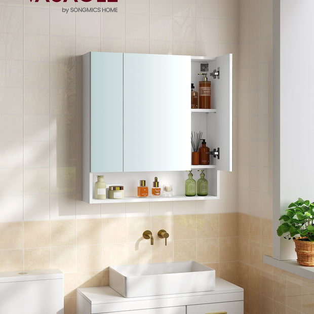 Badkamerkastje – 3 deuren – wolkwit