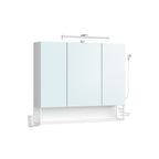 Badkamermeubel met 3 Deuren – 16,5 x 90 x 75 cm – Wolkenwit