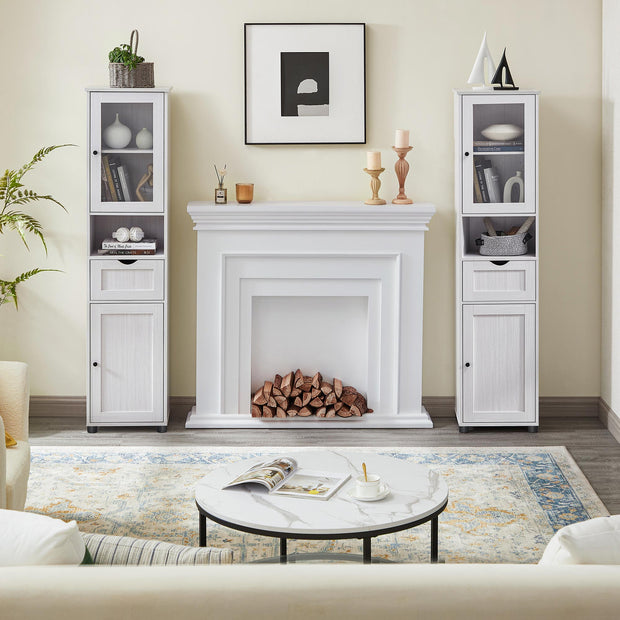 Badkamerkast – Hoogwaardige opbergruimte – Wit