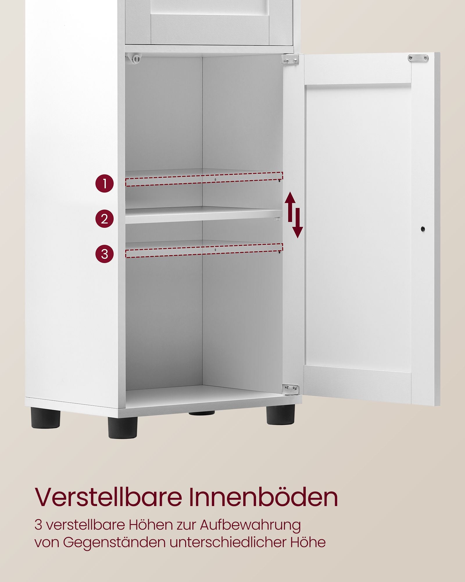 Badkamermeubel – open vak – ruimtebesparend