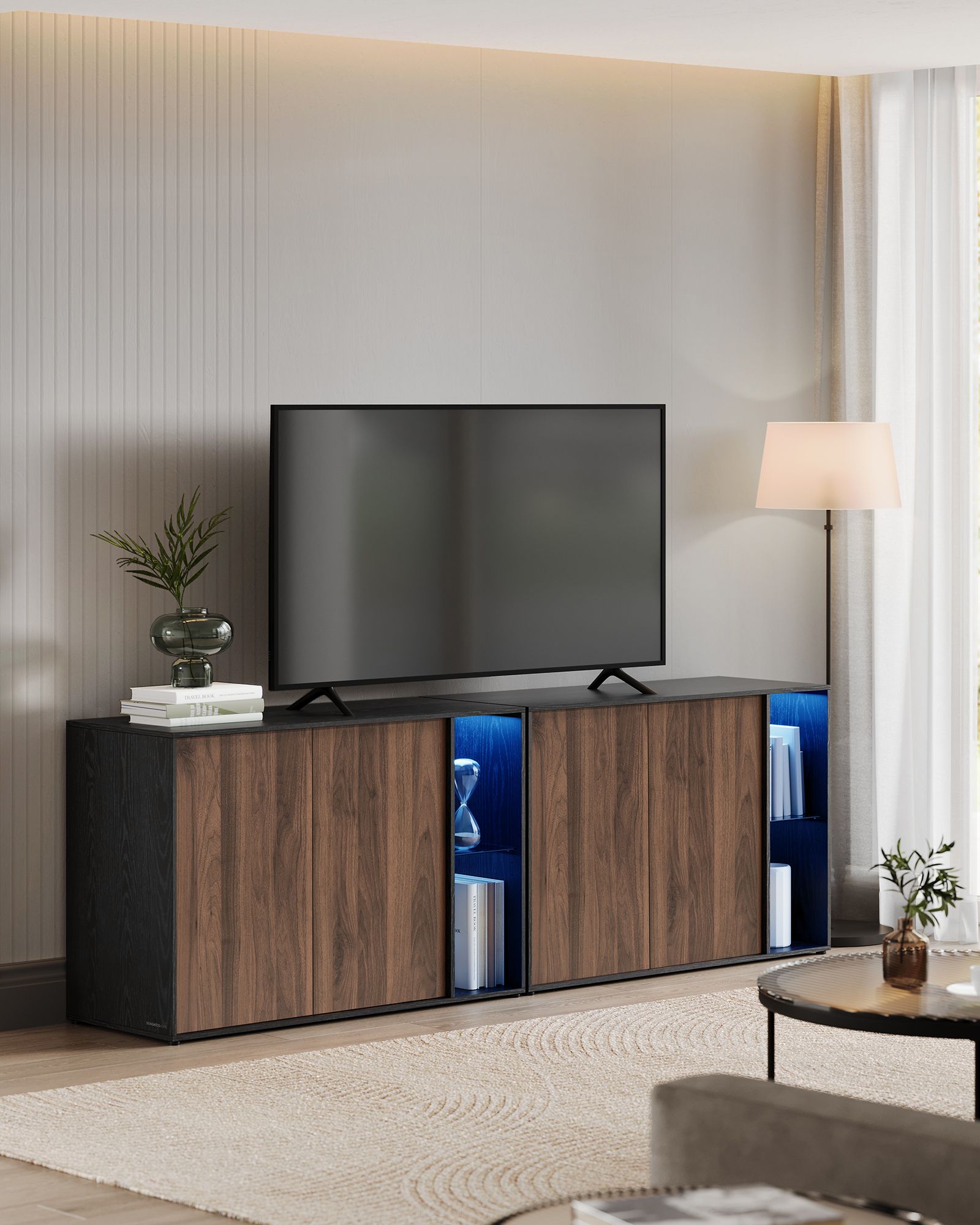Dressoir – met verlichting & toolless technologie