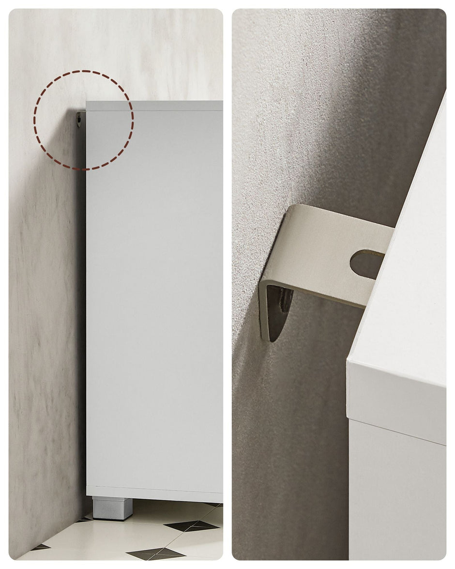 Wastafelmeubel – Met 3 lades – Wit