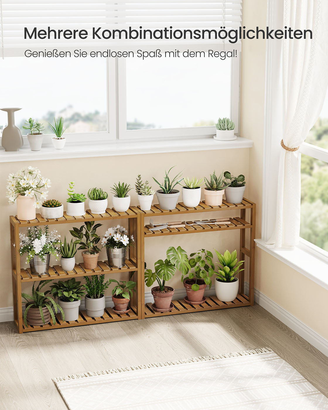 Badrek met 3 Verstelbare Planken – 15x60x54 cm – Koffiebruin