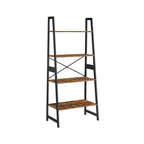 Ladderplank – Industrieel design – Bamboe – Vintage bruin / Zwart