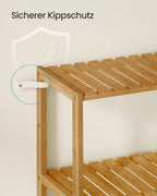 Bamboe plank met zes niveaus – Natuurlijk beige