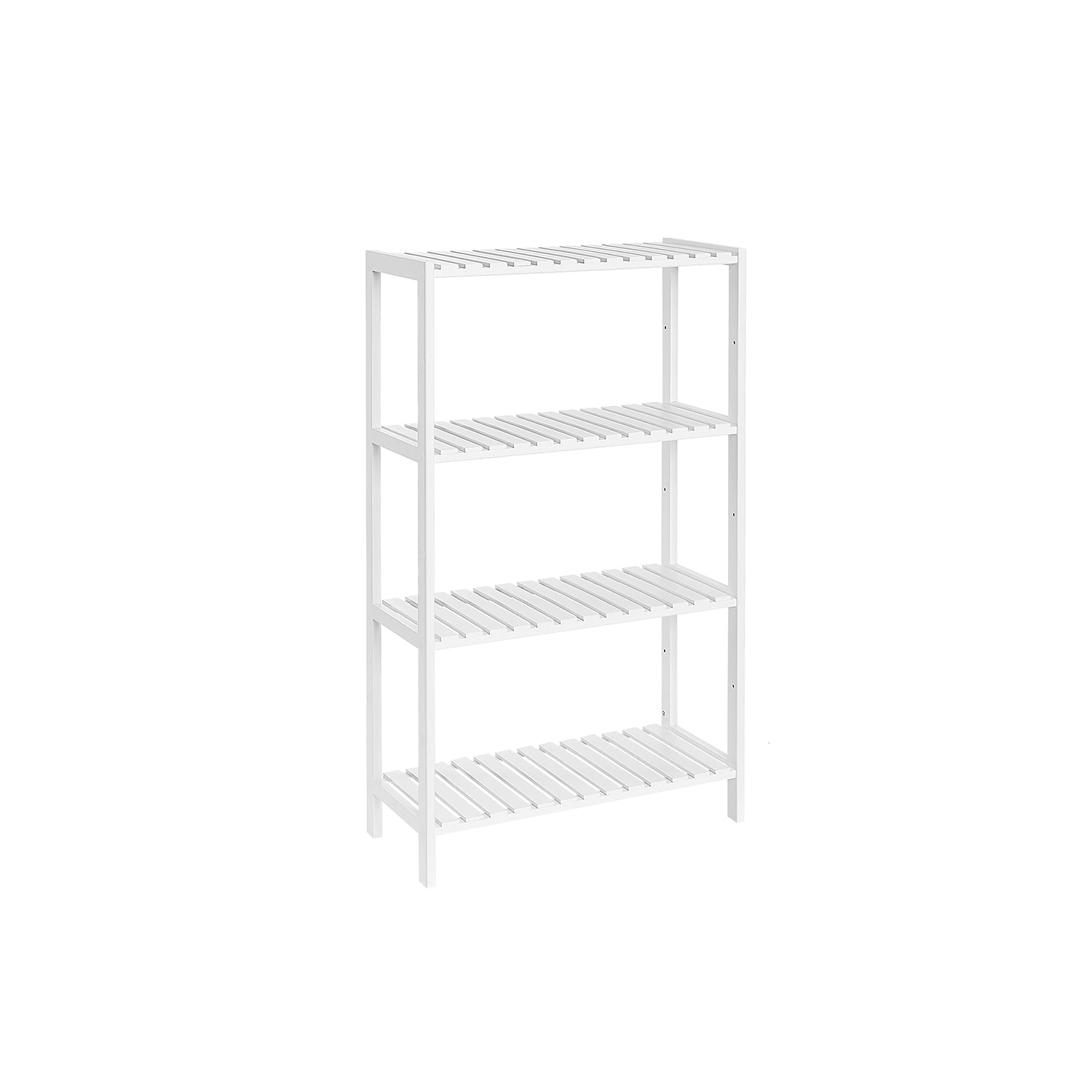 Bamboe badkamerplank 26 x 60 x 100 cm wit