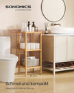 Badkamerrek - Bamboe - Smal - 79 cm - Naturel Beige