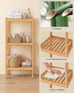 Badkamerrek - Bamboe - Smal - 79 cm - Naturel Beige