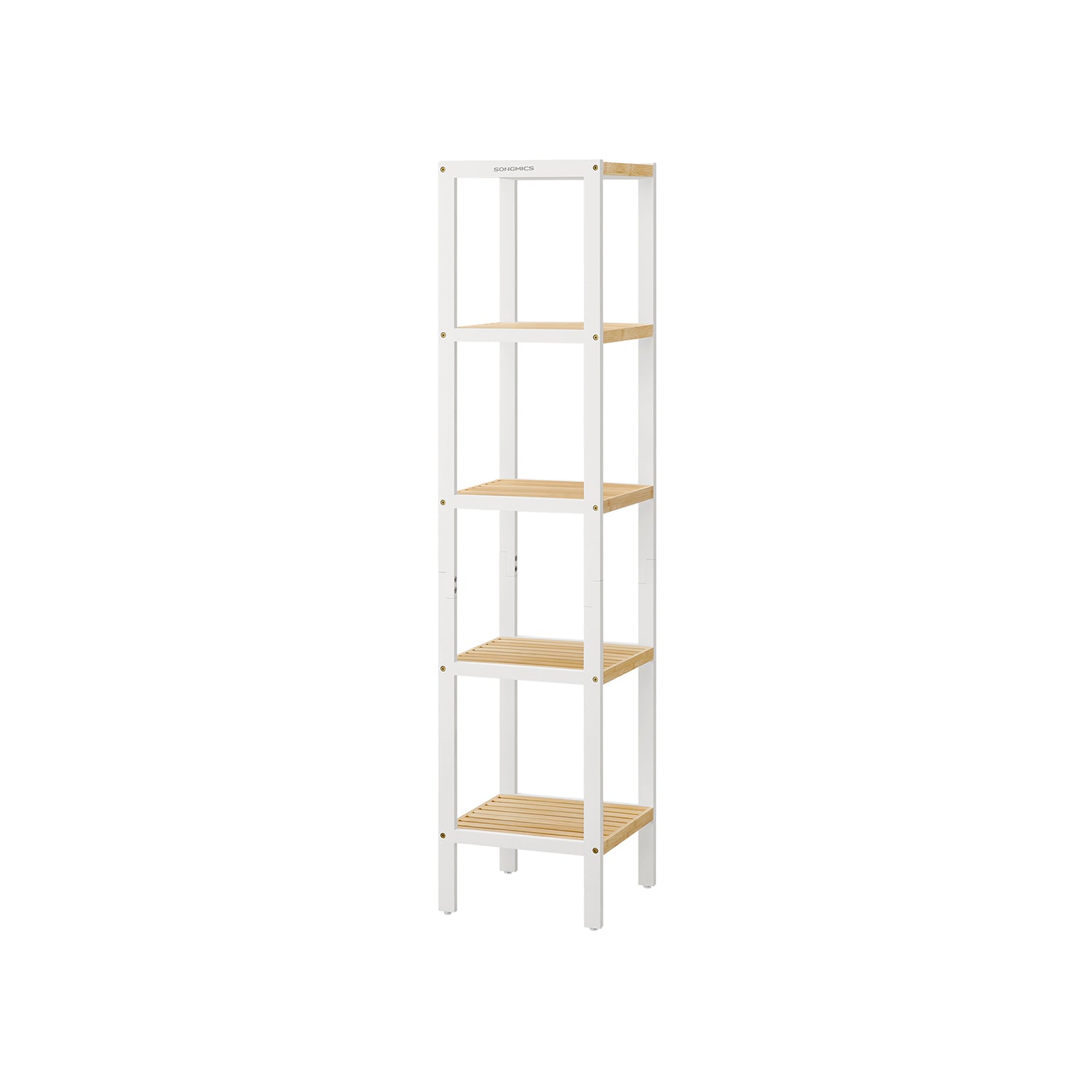 Bamboe Badkamerrek – 5 Lagen – Wolkenwit & Natuurlijk Beige