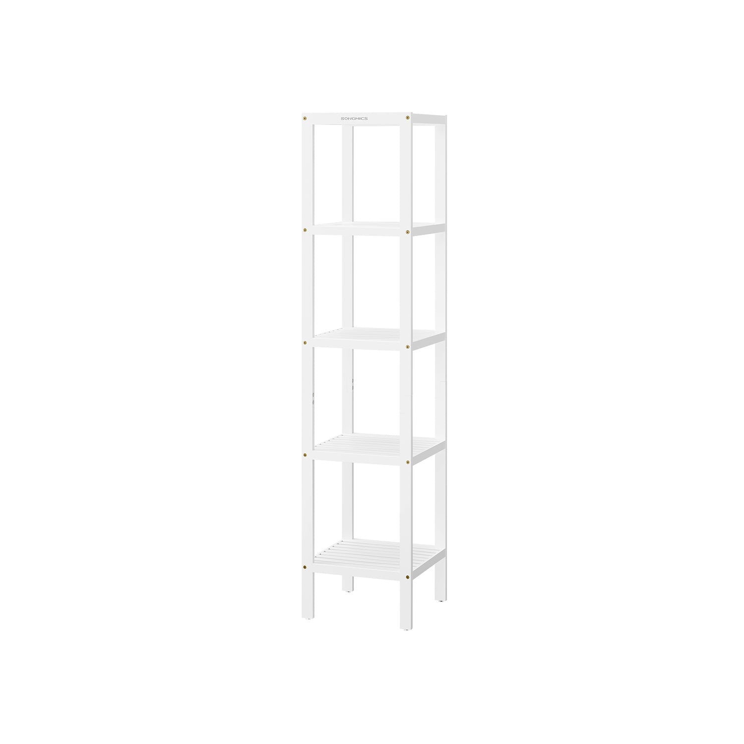 Badkamerplank – smal – met 5 niveaus – wolkwit