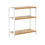 Badkamerrek - Bamboe - 3 planken - Naturel