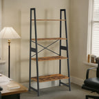 Boekenkast met bamboe frame