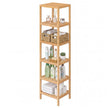 Badkamerrek - Bamboe - 6 Verstelbare Planken - 178 cm - Naturel
