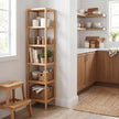 Badkamerrek - Bamboe - 6 Verstelbare Planken - 178 cm - Naturel