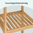 Badkamerrek - Bamboe - 6 Verstelbare Planken - 178 cm - Naturel