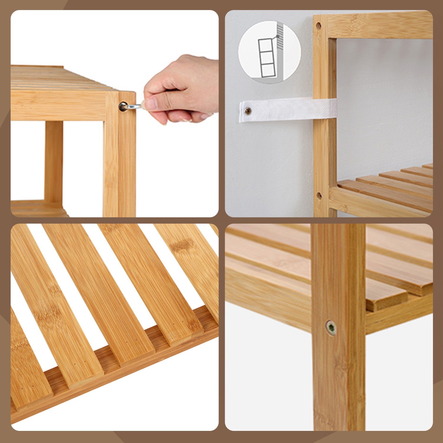 Badkamerplank – Bamboe