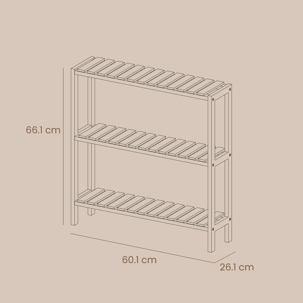 Badkamerplank – Bamboe