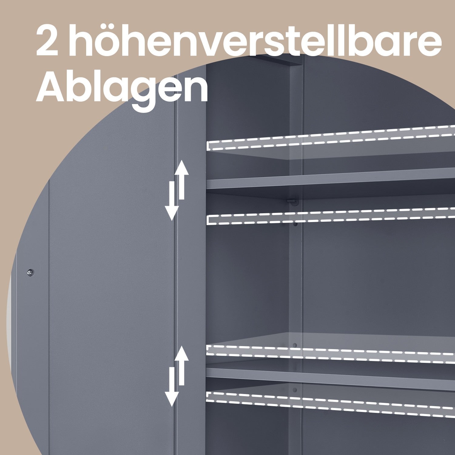 Badkamermeubel, vrijstaande badkamerkast, opbergkast