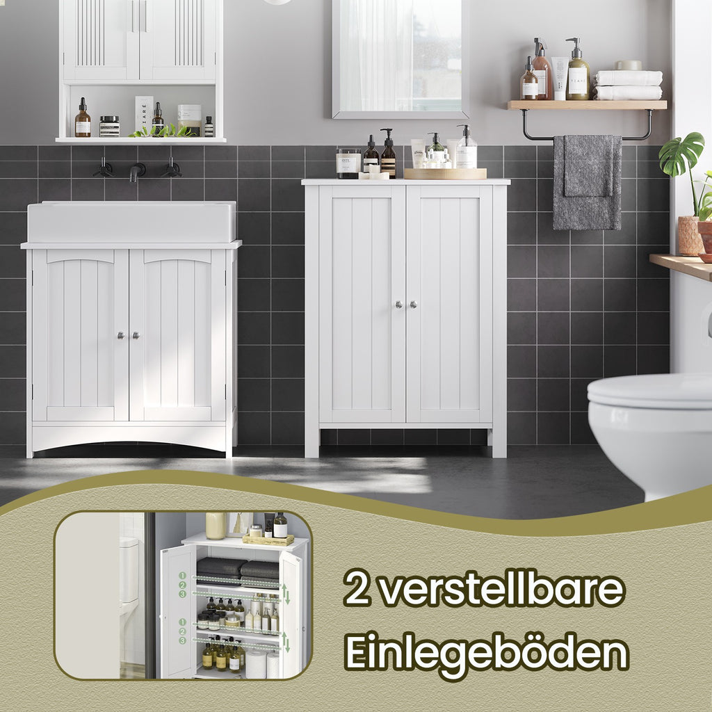 Badkamermeubel, vrijstaande badkamerkast, opbergkast